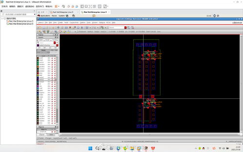集成電路cad課程實驗報告 二輸入與非門電路設計 版圖設計與仿真
